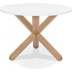 Ronde design tafel MARVEL 120 120x120x75 cm Wit