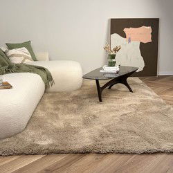 Hoogpolig vloerkleed Furr bruin - Interieur05 - Polyester - 200 x 290 cm - (L)