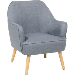 LOKEN - Fauteuil - Grijs - Polyester