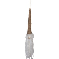 Clayre & Eef Decoratie Hanger Kabouter 48 cm Bruin Synthetisch