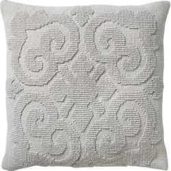 Dutch Decor TOMMY - Sierkussen van katoen 45x45 cm - Micro Chip - grijs - Dutch Decor