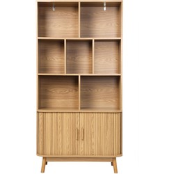 Boekenkast met 2 schuifdeuren H157,5 cm - ERNEST