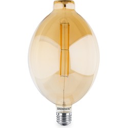 Groenovatie E27 LED Filament BT180 Goud Globelamp 12W Warm Wit Dimbaar
