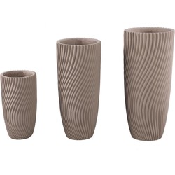 PTMD Vaas Lianna - 20x20x45 cm - Cement - Beige