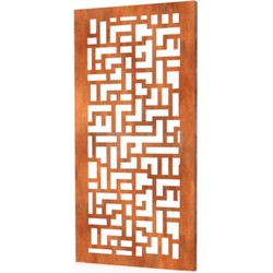 Gerofence Cortenstaal Corten Maze Schutting Lengte: 1000 Breedte: 5 Hoogte: 1800