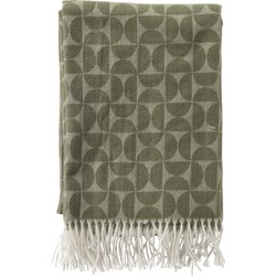 Dutch Decor CARLIEN - Plaid 140x180 cm - Mayfly - groen - Dutch Decor