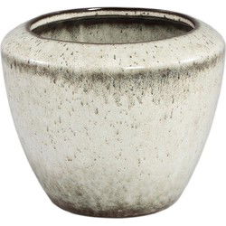 PTMD Bloempot Kyleigh - 19x19x16 cm - Keramiek - Beige