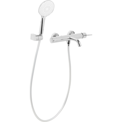 MELIQUINA - Wandgemonteerde badmengkraan - Zilver - Messing