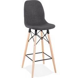 Halfhoge snackkruk GALACTIK MINI 46x46x107 cm Grijs