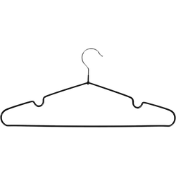 Esmee kledinghangers zwart - set van 10