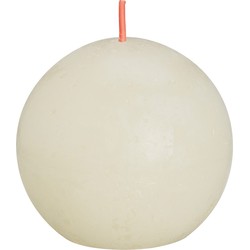 Rustiek Shine bolkaars diameter76mm Soft Pearl - Bolsius