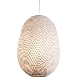 Fine Asianliving Bamboe Hanglamp Met Rijstpapier - Gallina Uno