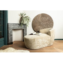 PTMD Semin Bloempot - 24x24x53 cm - Aluminium - Koper