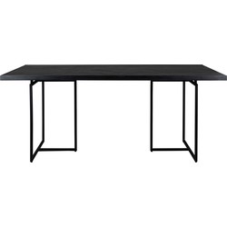 Dutchbone Class Eettafel Rond 220X90 cm Acaciahout Zwart