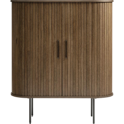 Lenn houten opbergkast gerookt eiken - 118 x 100 cm