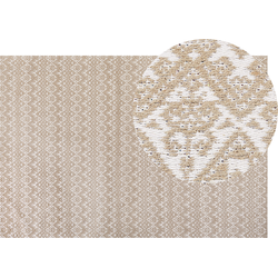 Beliani ATIMA - Gevlochten-Beige-Jute