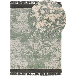 Beliani AKARSU - Laagpolig-Groen-Viscose