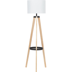 BLUFF  - Staande lamp - Lichte houtkleur - Dennenhout