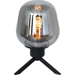 Steinhauer tafellamp Reflexion - zwart - metaal - 15 cm - E27 fitting - 2683ZW