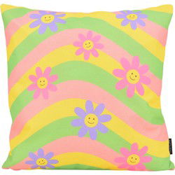 Sierkussen Good Vibes #3 - Outdoor | 45 x 45 cm | Katoen/Polyester