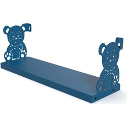Gorillz Panda Kids - Kinderkamer - Babykamer - Boekenplank - Blauw - Staal
