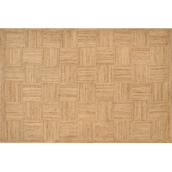 Beliani ESENTEPE - Gevlochten-Beige-Jute