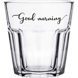 Clayre & Eef Waterglas  250 ml Glas Good morning Drinkbeker