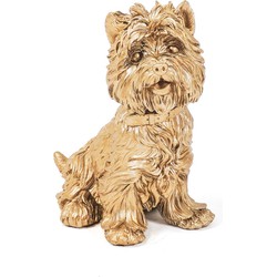 HV Terrier Hond - Goud - 22,5x16,5x27,5cm