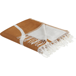 PALHI - Plaid - Oranje - 130 x 170 cm - Polyester