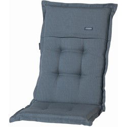 Kussen mona niedrig Rib grijs (4 stuks)