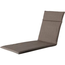 Madison - Ligbedkussen Oxford taupe - Ca. 190x60 cm