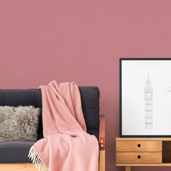Livingwalls behang effen roze - 53 cm x 10,05 m - AS-377025