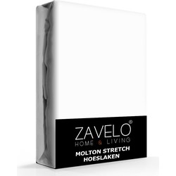 Zavelo Molton Hoeslaken Stretch-Lits-jumeaux (180x200 cm)