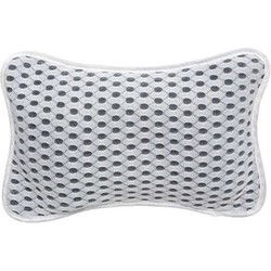 5Five Badkussen Relax met anti-slip - wit - 26 x 17 x 7 cm - Badkussens