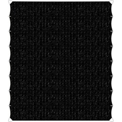 Compleet pakket: Sunfighters wavesail 2,9x4 Zwart met buitendoekreiniger