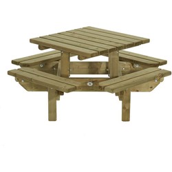 Kinderpicknicktafel vierkant