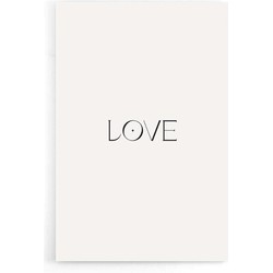Love - Walljar - Wanddecoratie - Poster