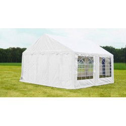 Classic Plus Partytent PVC 5x4x2 mtr in Wit