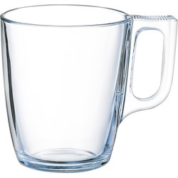 Arcoroc Theeglazen Ceylon - 6x - transparant glas - 6.5 x 8 cm - 250 ml - Koffie- en theeglazen