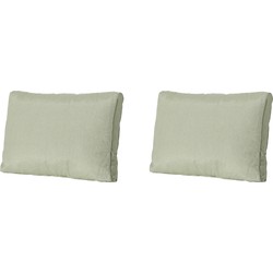 Madison -  Lounge Rugkussen Panama sage - Ca. 40x60 cm - Set van 2
