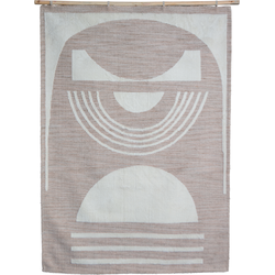 WOOOD Juup Vloer/Wandkleed - Polyester - Naturel - 1x170x240