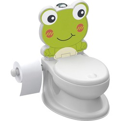 Dolu Educatief Potje Kikker + Geluid Wit/Groen