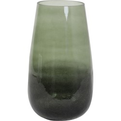 Light&living Vaas Ø23x41 cm PERLY glas olijf groen