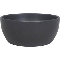 Floran Plantenpot - schaal - grijs - mat - keramiek - 22 x 9 cm - Plantenpotten