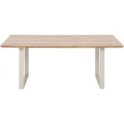 Eettafel Symphony Zilver 180x90cm