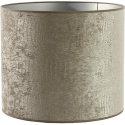 Light & Living - Lampenkap CHELSEA - Ø40x35cm - Zilver