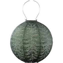 LUMIZ Solar Lampion Folia Rond - 30 cm - Sage Green