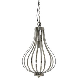Light & Living - Hanglamp Bonnie - 30.5x30.5x56 - Zilver