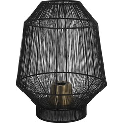 Light & Living - Tafellamp VITORA - Ø37x46cm - Zwart