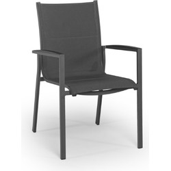 Foxx Stockable Chair Antraciet / Aluminium - Tierra Outdoor